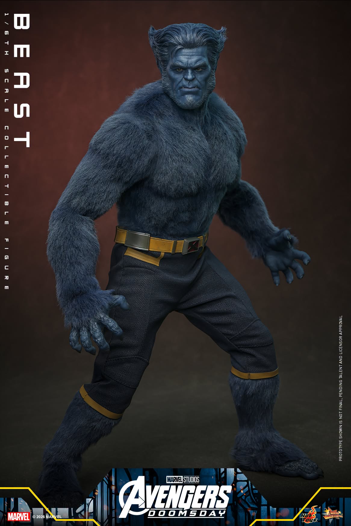 Pre-Order Hot Toys Marvel Avengers Doomsday Beast Sixth Scale Figure MMS920